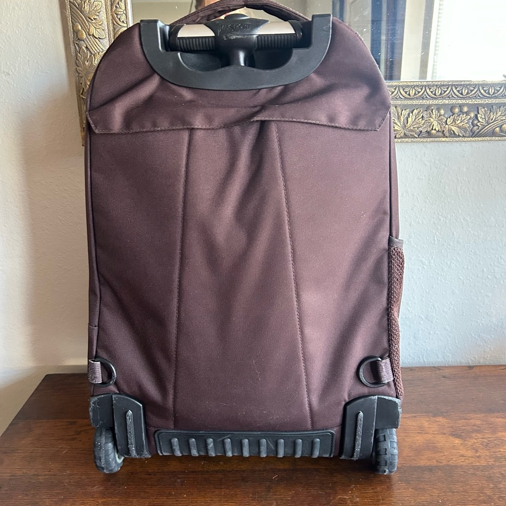JanSport Driver 8 Rolling Backpack Academia Collegiate Travel Hiking Brown - Picture 5 of 15